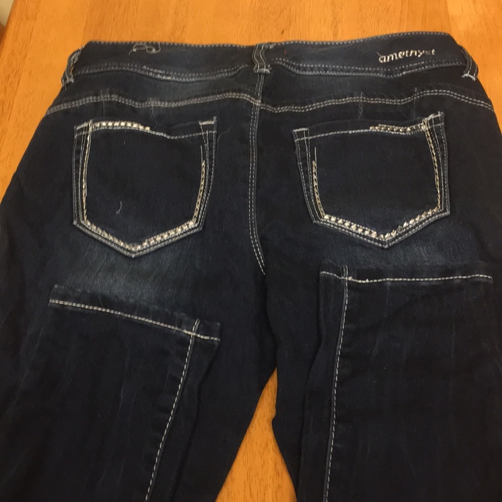 Dark faded wash jeans